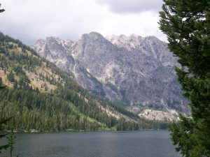 Jenny Lake and the surrounding mountains
