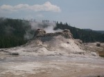The Castle Geyser at Yellowstone